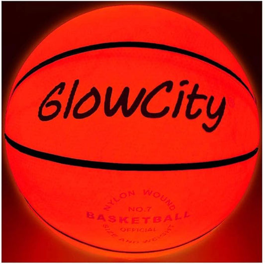 GlowCity Glow in The Dark Basketball for Teen 8 Years