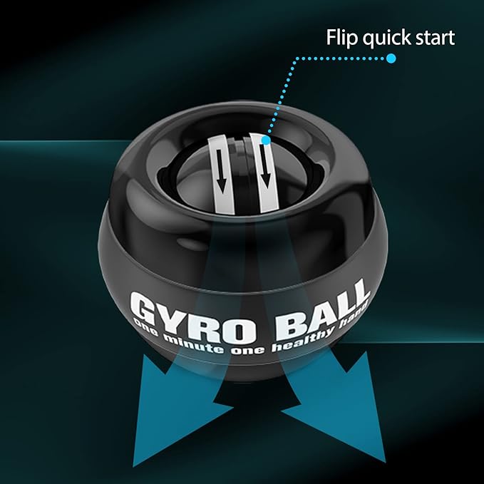 Wrist Trainer Ball Auto-Start Wrist Strengthener Gyroscopic Forearm