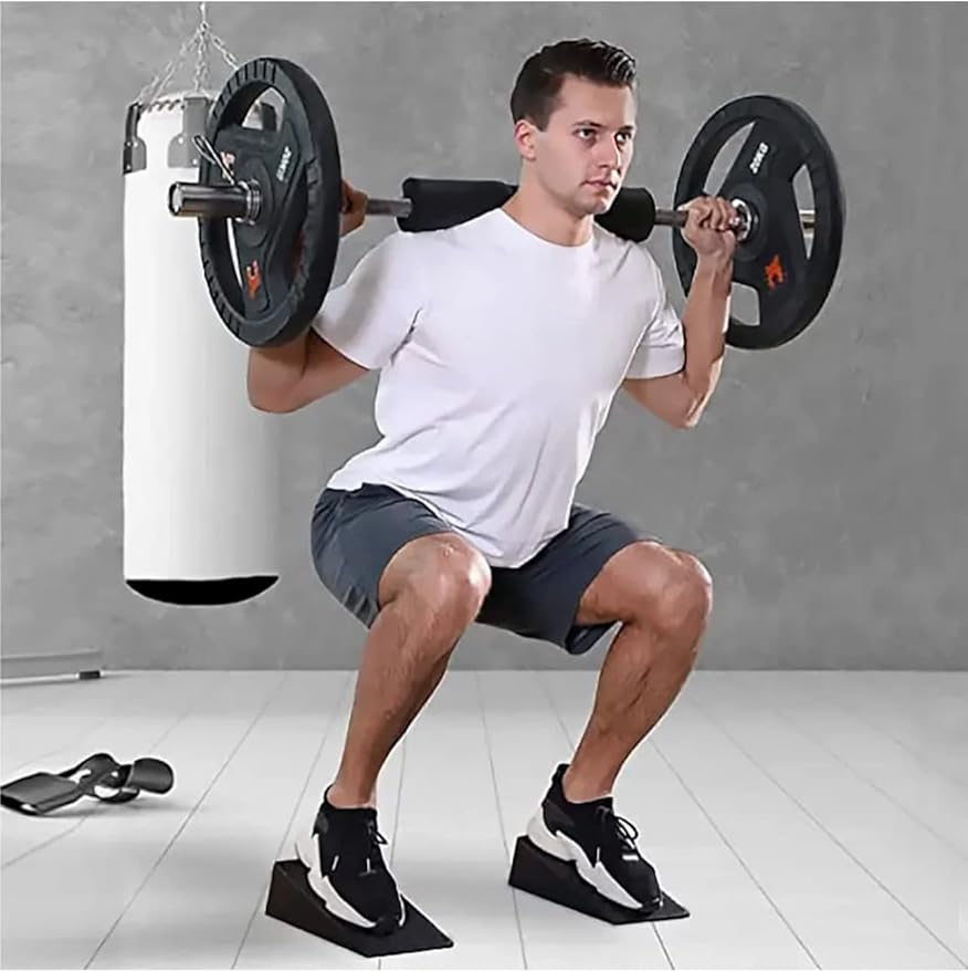 Squat Wedge Block Adjustable Non-Slip Squat Ramp Slant 2pcs Foam