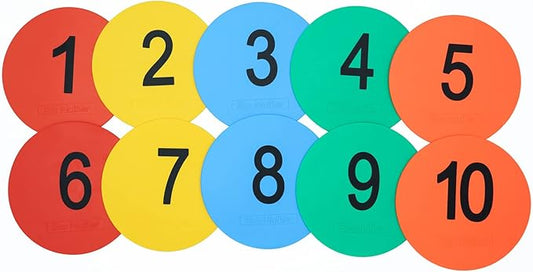 Flat Cones Spot Markers Soccer Basketball Sports Speed