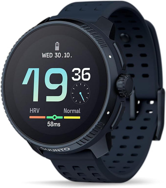 SUUNTO Race GPS Sports Watch, 1.43" AMOLED Touchscreen w/ Crown Button, 26 Days Battery Life, Training & Sleep Health Tracking, Dual-GNSS, 16GB Global Offline Maps, Lightweight for Running, Midnight