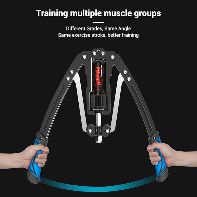 Arm Blaster Forearm Workout Equipment - ZHMNEG New 10 Gears 22-440lbs,Thickened Carbon