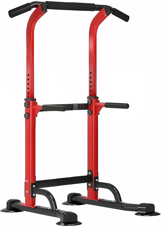 SogesPower Power Tower Dip Station Pull Up Bar