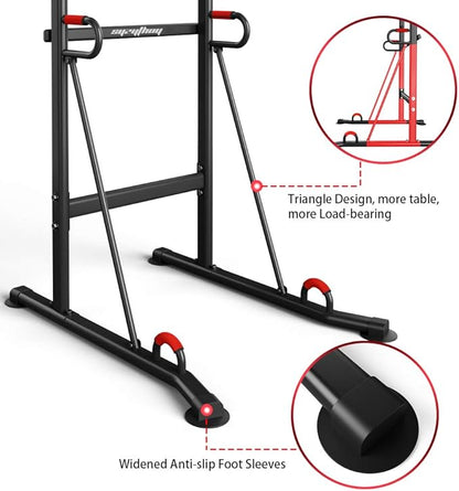 Power Tower Height Adjustable Pull Up Bar & 330LBS