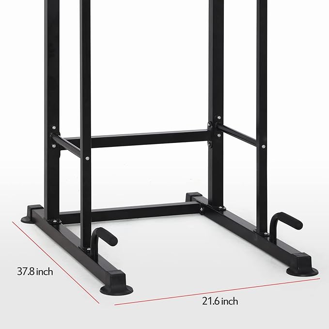 Emer Power Tower Pull Up Bar Workout Dip Station