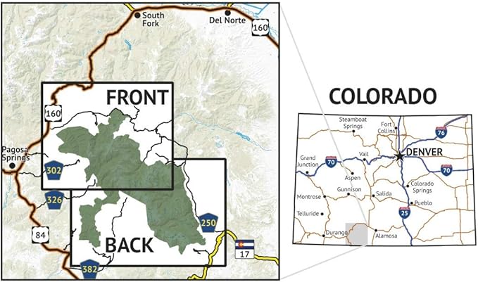 South San Juan Wilderness - Colorado Topographic Hiking (2019)