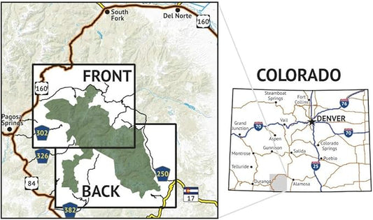 South San Juan Wilderness - Colorado Topographic Hiking (2019)