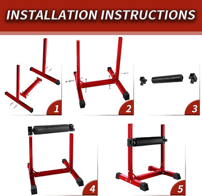 Bulgarian Split Squat Stand With 11-Level Single Leg