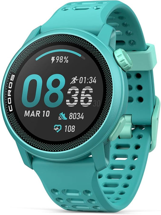 COROS PACE 3 GPS Sport Watch –Lightweight, Comfortable Running Watch, 17-Day Battery Life, Accurate GPS, Heart Rate Monitor, Navigation, Sleep Tracking, Training Plan, Run, Bike, and Ski-Green Silicon