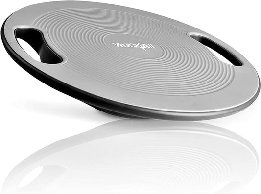 Yes4All Upgraded Wobble Balance Board, 16.34" TPE Non-slip, Stability Board for Home Gym, Standing Desk & Physical Therapy