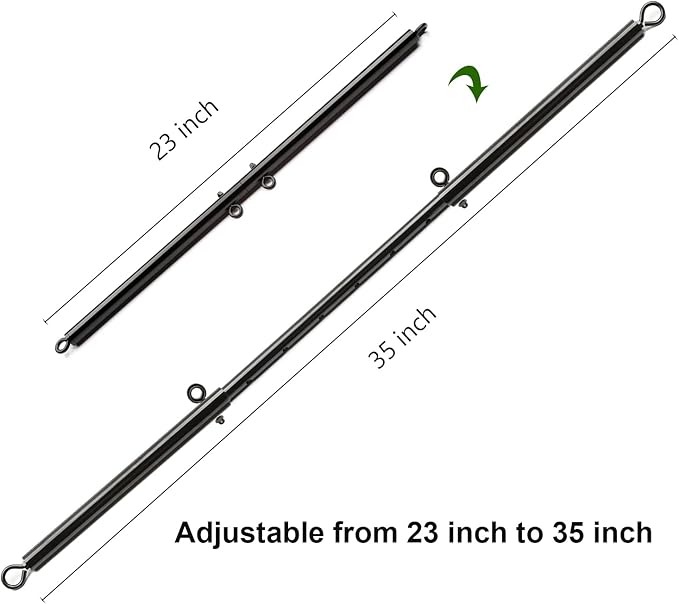Sovyime 2pcs Silver Portable Restore Spreader Bar 4pcs Fur