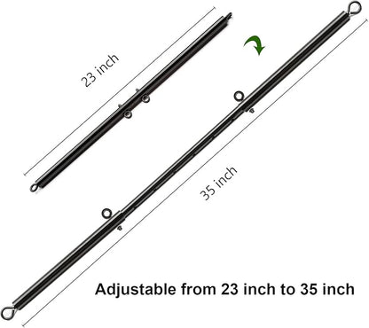 Sovyime 2pcs Silver Portable Restore Spreader Bar 4pcs Fur