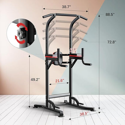 Wesfital Pull Up Bar Power Tower Dip Bar