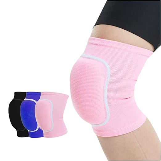 Kids Adults Protective Knee Pads, Anti-Slip Padded Sponge Knee Brace Knee Support for Football Volleyball Dance Skating Basketball Sports
