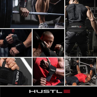 Wrist Wraps for Weightlifting (USPA Approved) - 18" or 12" Premium Quality Weight Lifting Wrist Straps - Best Gym Wrist Wraps with Thumb Loop for Powerlifting & Weight Training for Men & Women