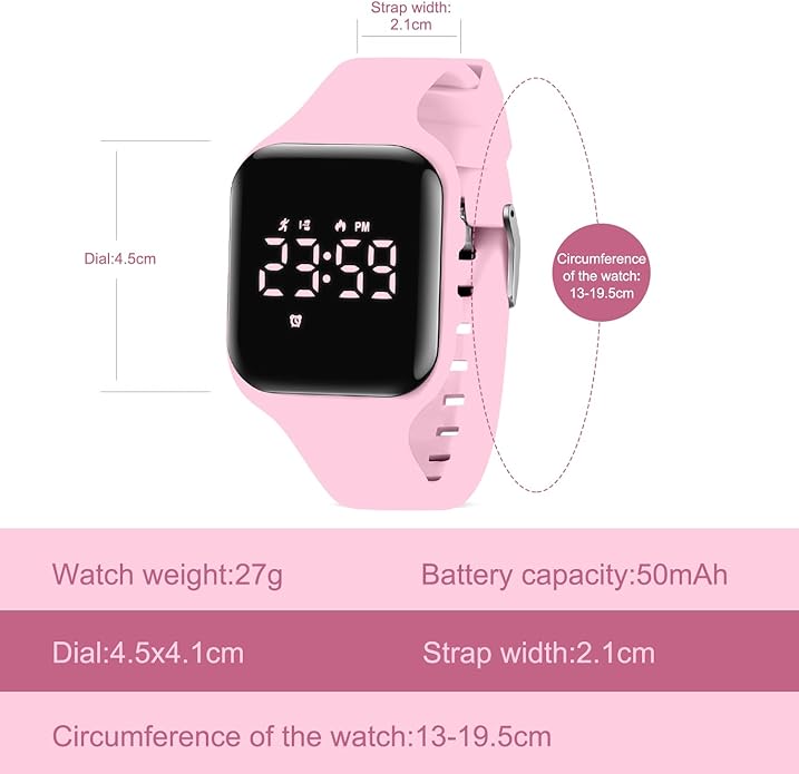 NN BEN NEVIS Kids Watch, Digital Watch for Boys Girls, Sport Watch with Fitness Tracker, Alarm Clock, Stopwatch, No App and Waterproof, Watch for Kids Ages 5-12