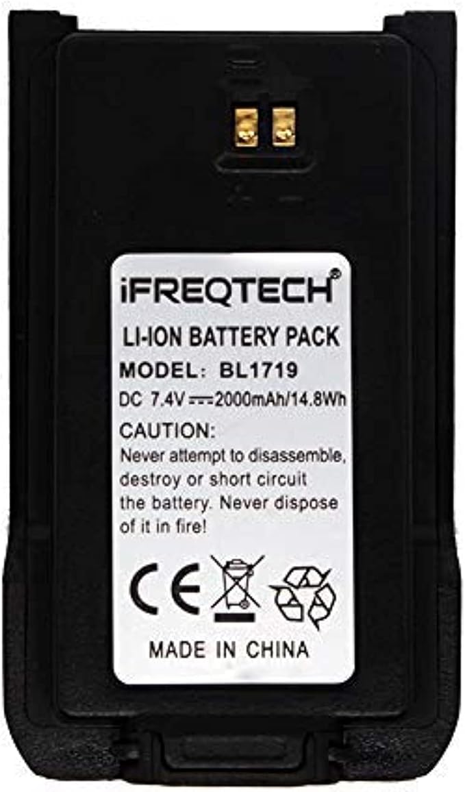 BL1719 Battery for Hytera HYT TC-508 TC-518 TC-580 446S TC-510 TC-510 TC-585 TC-585 TC-500S TC-500S 2000mAh 2000mAh Li-Ion