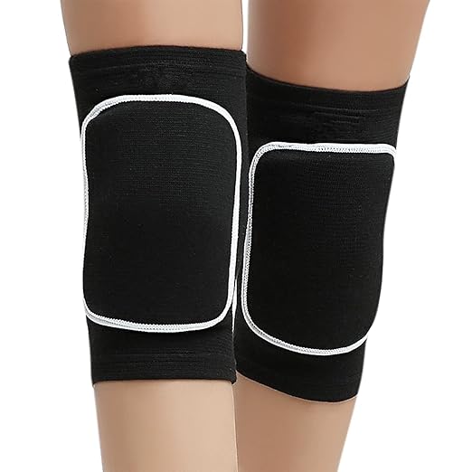 Men Women Protective Knee Pads, Anti-Slip Padded Sponge Knee Brace Knee Support for Football Volleyball Dance Skating Basketball Sports
