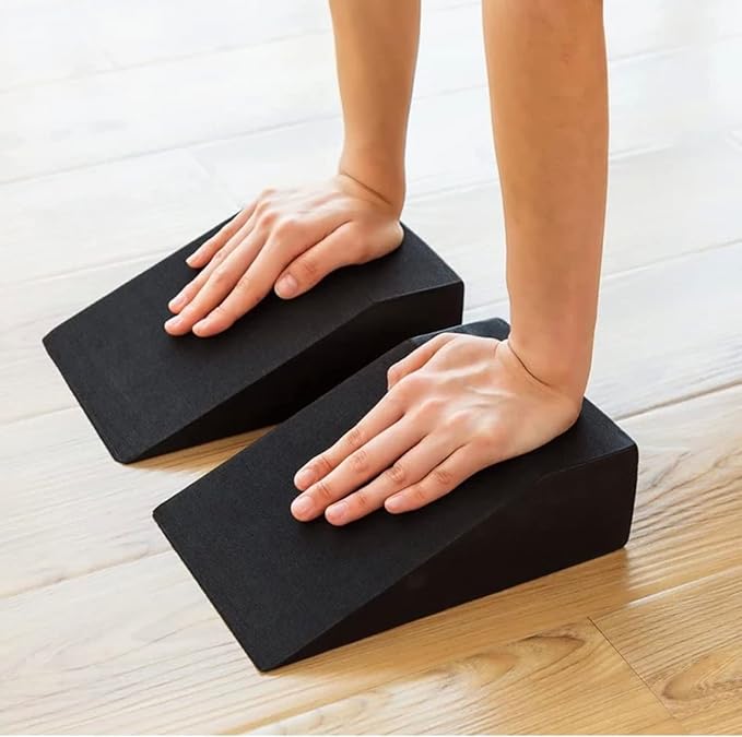 Squat Wedge Block Adjustable Non-Slip Squat Ramp Slant 2pcs Foam