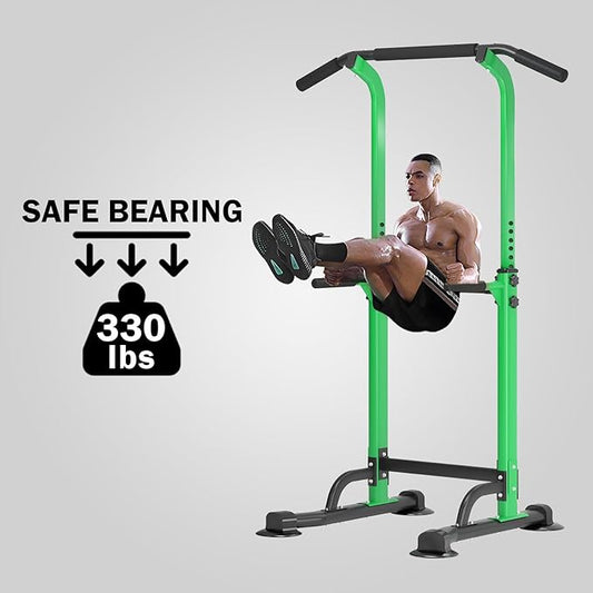 SogesPower Power Tower Dip Station Pull Up Bar