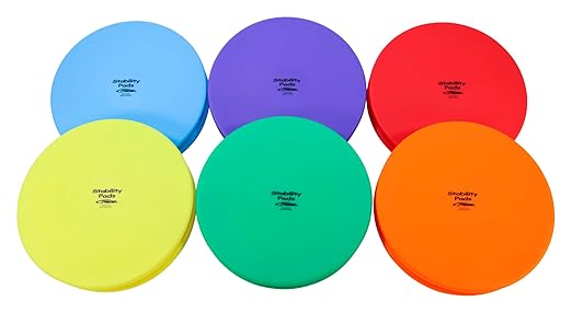 Sportime Multiple Use StabilityPads - 12 3/4 inch 6 - 6 Colors