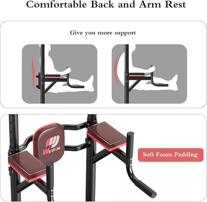 Wesfital Pull Up Bar Power Tower Dip Bar