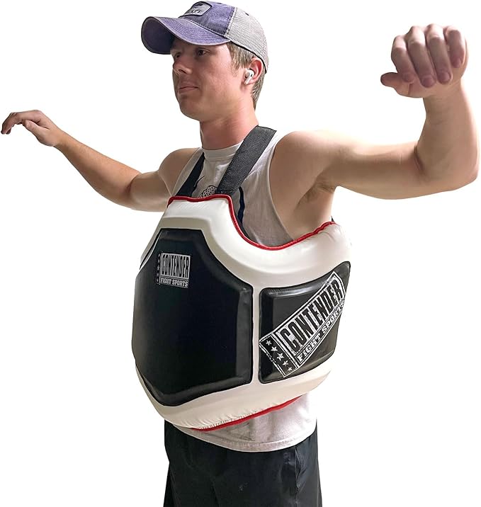 Contender Fight Sports Heavy Hitter Boxing Body Protector PBP Black/White