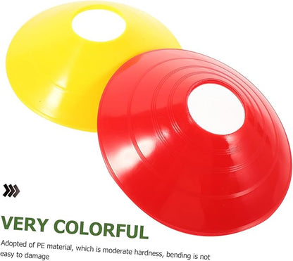12Pcs Soccer Training Cones Football Marking Discs Flexible