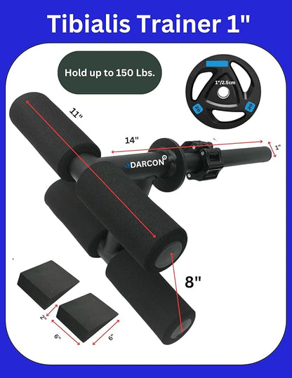 DARCON Tib Bar & Squat Wedge Block -