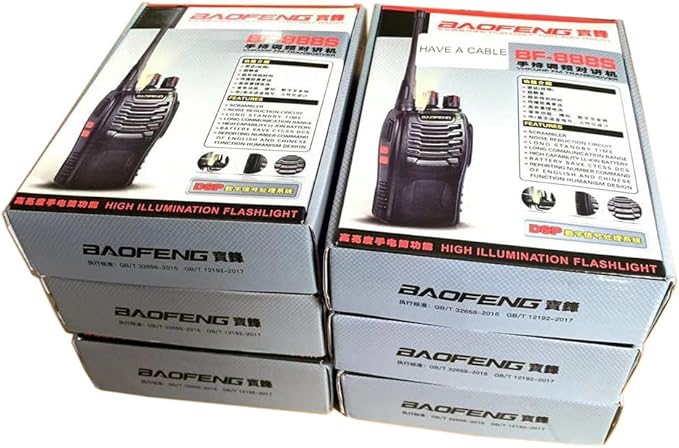 BAOFENG BF-888S Walkie Talkies Long Range for Adults 16 CH 12) with
