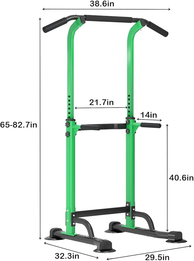 SogesPower Power Tower Dip Station Pull Up Bar