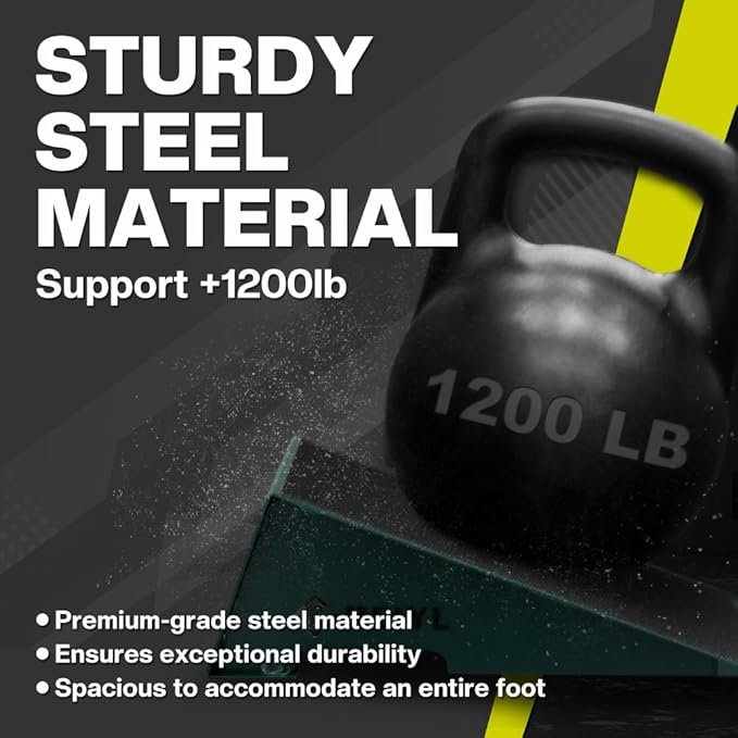 Steel Squat Wedge (2 PCS) - Heavy Duty 1,200 LBS