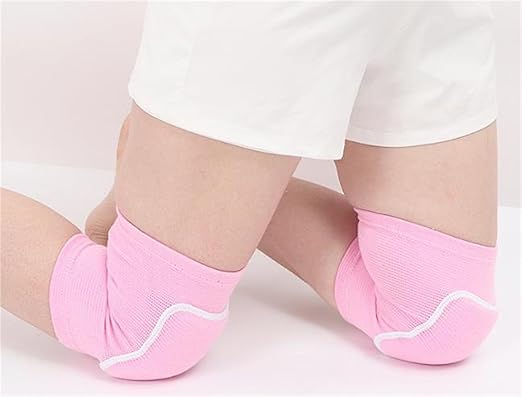 YYaaloa 3Pairs Knee Pads Sponge Knee Brace Breathable Flexible Elastic Knee Support for Volleyball, Dancing, Football, Yoga, Basketball, and Skating (Medium, Pink 3Pairs)
