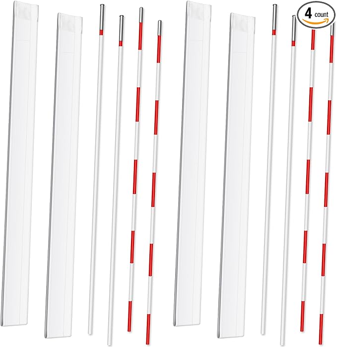 Shappy 4 Pcs Volleyball Antenna Set with Sleeve