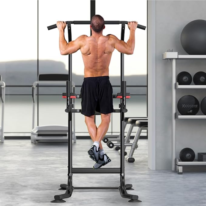 Power Tower Pull Up Bar Station