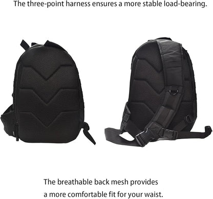 Pickleball Bag Pickleball Paddle Backpack For Women Man Mens Sling Bag Accessories Tennis Racket With Water Bottle Holder 17x9.5x8 Inches Ball Bag -Black