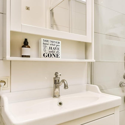 Bathroom Decor Sign