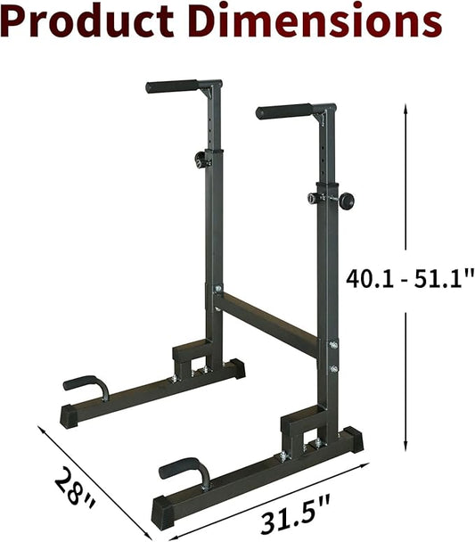 Power Tower Dip Station with Bench Pull Up