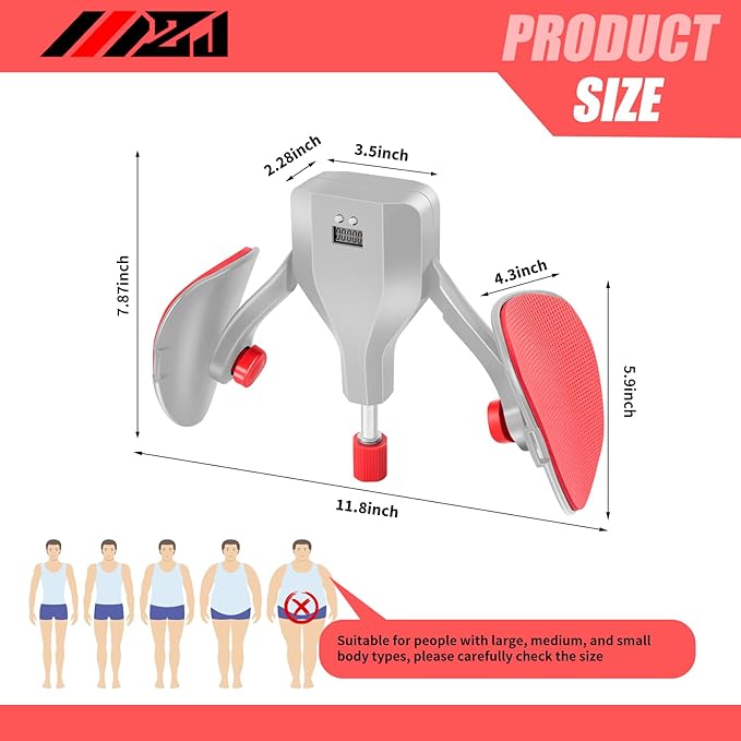 Thigh Master Kegel Exerciser Pelvic Floor Muscle Strengthening 0-77lb 25-100lb 25-100lb Butt