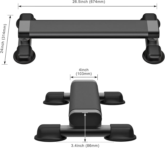 Kipika Versatile Calf Raise Bar - Heavy Duty 800lbs