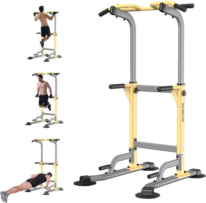 Pull Up Dip Station For Home Gym Strength 330LBS T055CDC T055CDC