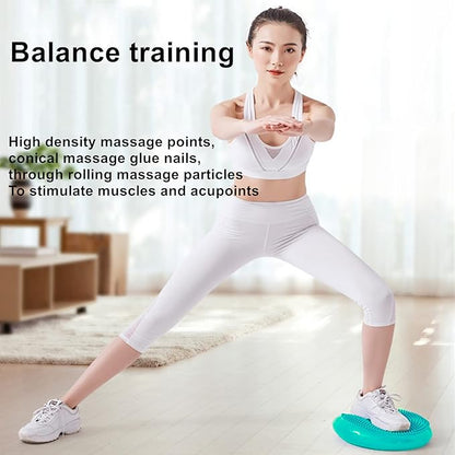 ATUERT Inflated Wobble Cushion - Wiggle Seat for Sensory Kids(Multiple Colors), Core Balance Disc (Extra Thick), Flexible Seating for All Age(Office & School & Home)