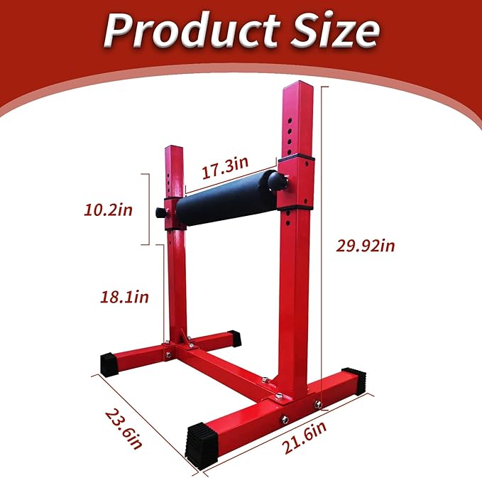 Bulgarian Split Squat Stand With 11-Level Single Leg