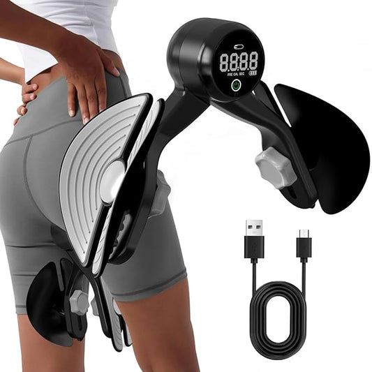 Thigh Master, Inner Thigh Exercise Equipment with Counter 4 Levels