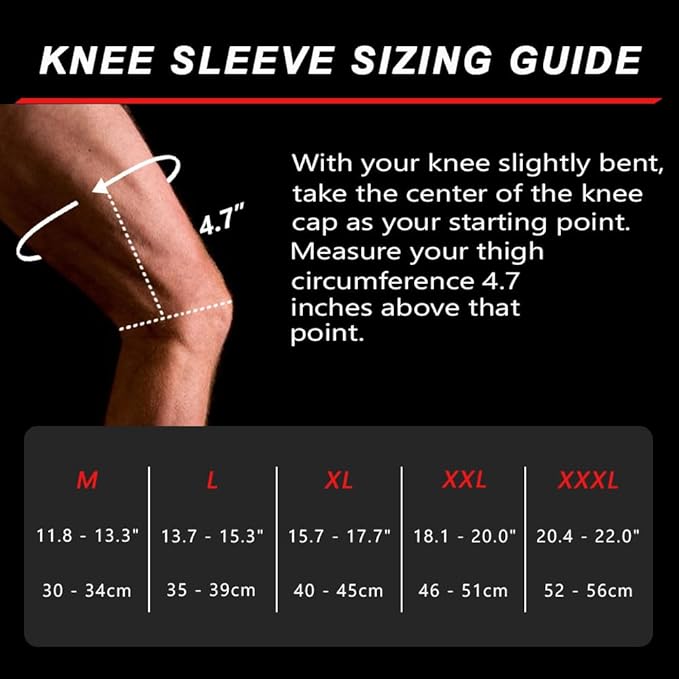 JLebow Knee Compression Sleeve for Knee Pain- Best Knee Brace for Athletes with Medical Grade Compression