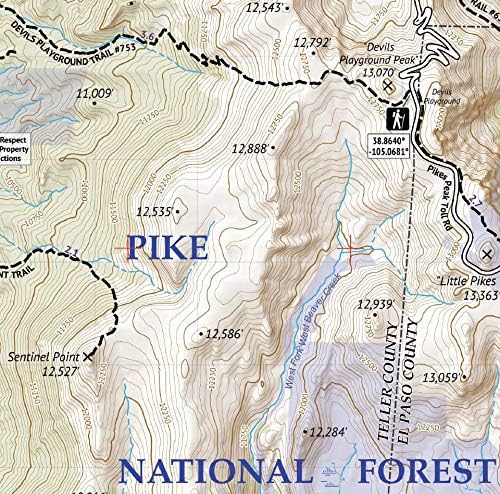 Outdoor Trail Maps Pikes Peak and Colorado Springs (2020)