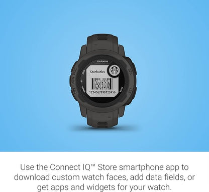 Garmin Instinct 2S Standard Edition GPS Rugged Outdoor Smartwatch w/Signature Power Bundle