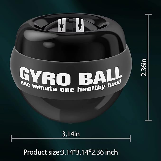 Wrist Trainer Ball Auto-Start Wrist Strengthener Gyroscopic Forearm