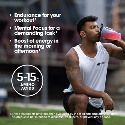 Optimum Nutrition Amino Energy - Pre Workout with Green Tea, BCAA, Amino Acids, Keto Friendly, Green Coffee Extract, Energy Powder - Orange Cooler, 30 Servings (Packaging May Vary)