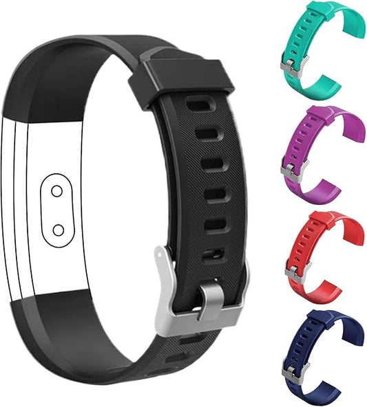 Watch Bands Replacement for ID115plus HR, Very Fit Pro Activity Fitness Tracker Wrist Bands Set, Multicolor Veryfitpro Smart Watch Strap Replacements